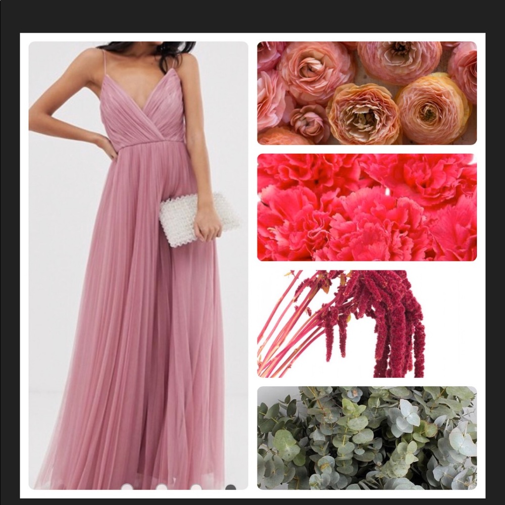 ASOS tulle full length dress, very flattering!